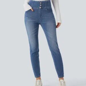 Halara Flex™ High-waisted Casual Skinny Jeans with Pockets